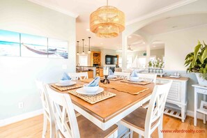 Dining - Soundside Sunsets - Gorgeous Home with Gorgeous Sound Views; 4 BR/4.5 Baths (Surf City)