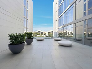 Terrace/patio - Refined 2BR Apartment District One MBR (Dubai)