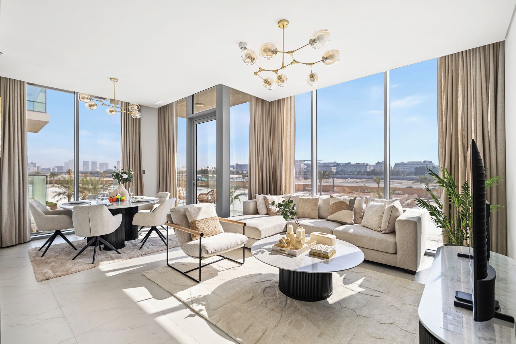 Apartment, Balcony, City View | Living area