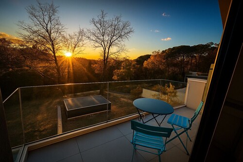 Proximité ARKEA ARENA pour cette chambre bénéficiant d'une incroyable vue