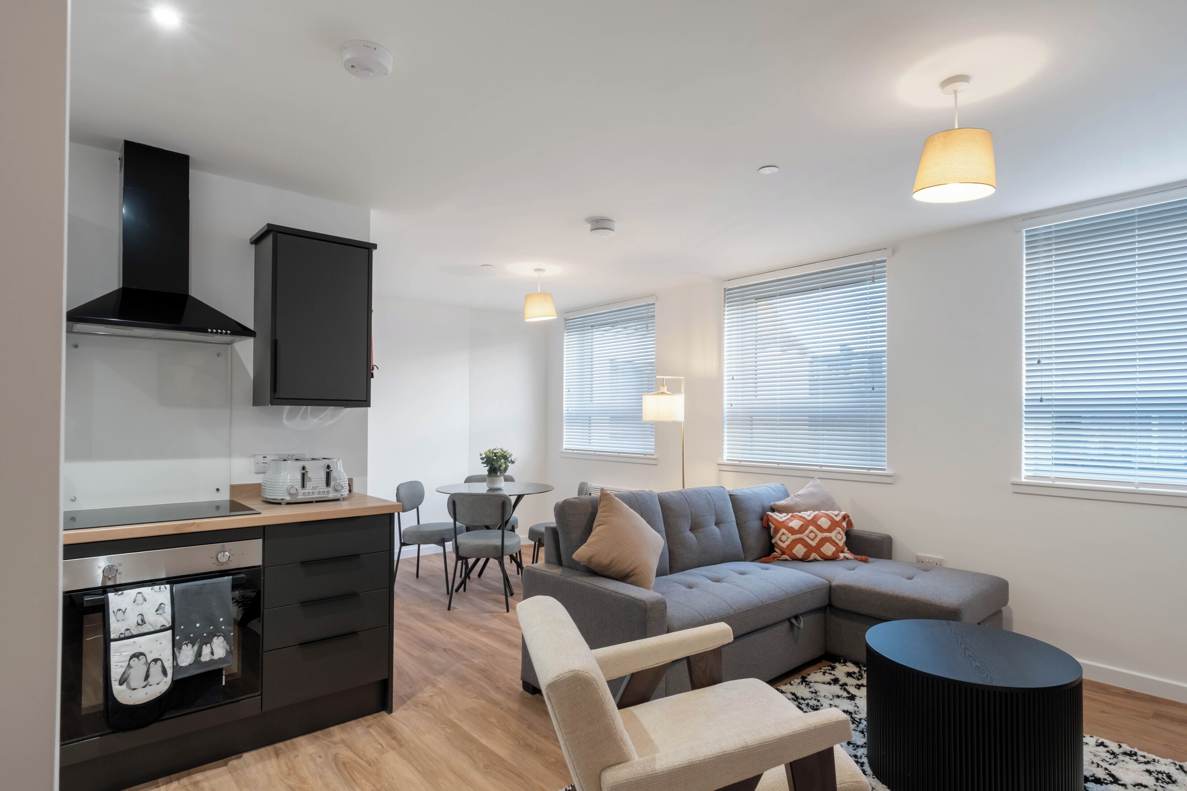 Comfort Apartment, 1 King Bed, Non Smoking | Living area