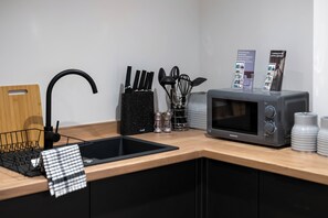 Comfort-Apartment, 1 King-Bett, Nichtraucher | Eigene Küche | Toaster, Gefrierschrank