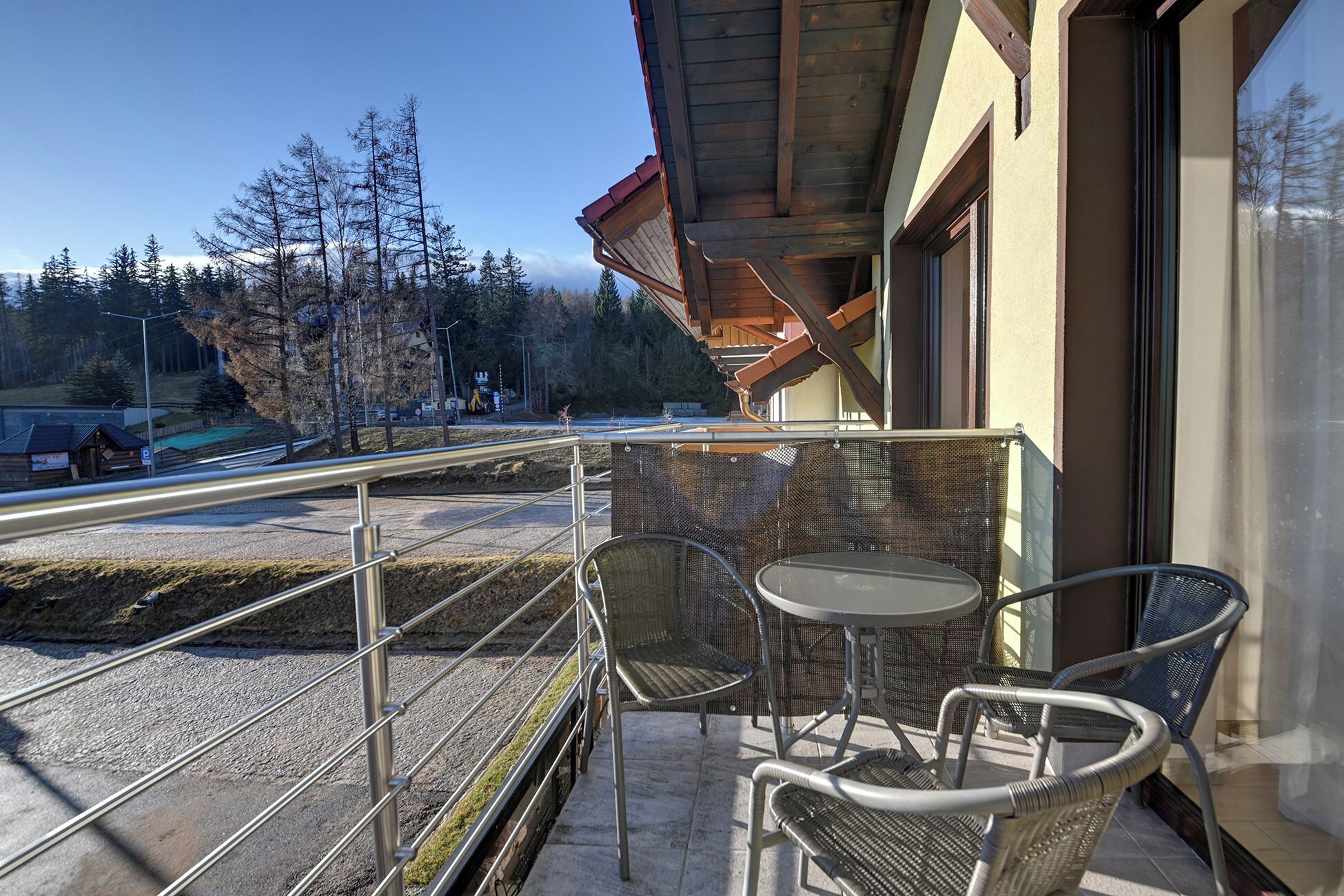 Comfort-Apartment, Balkon, Bergblick | Balkon