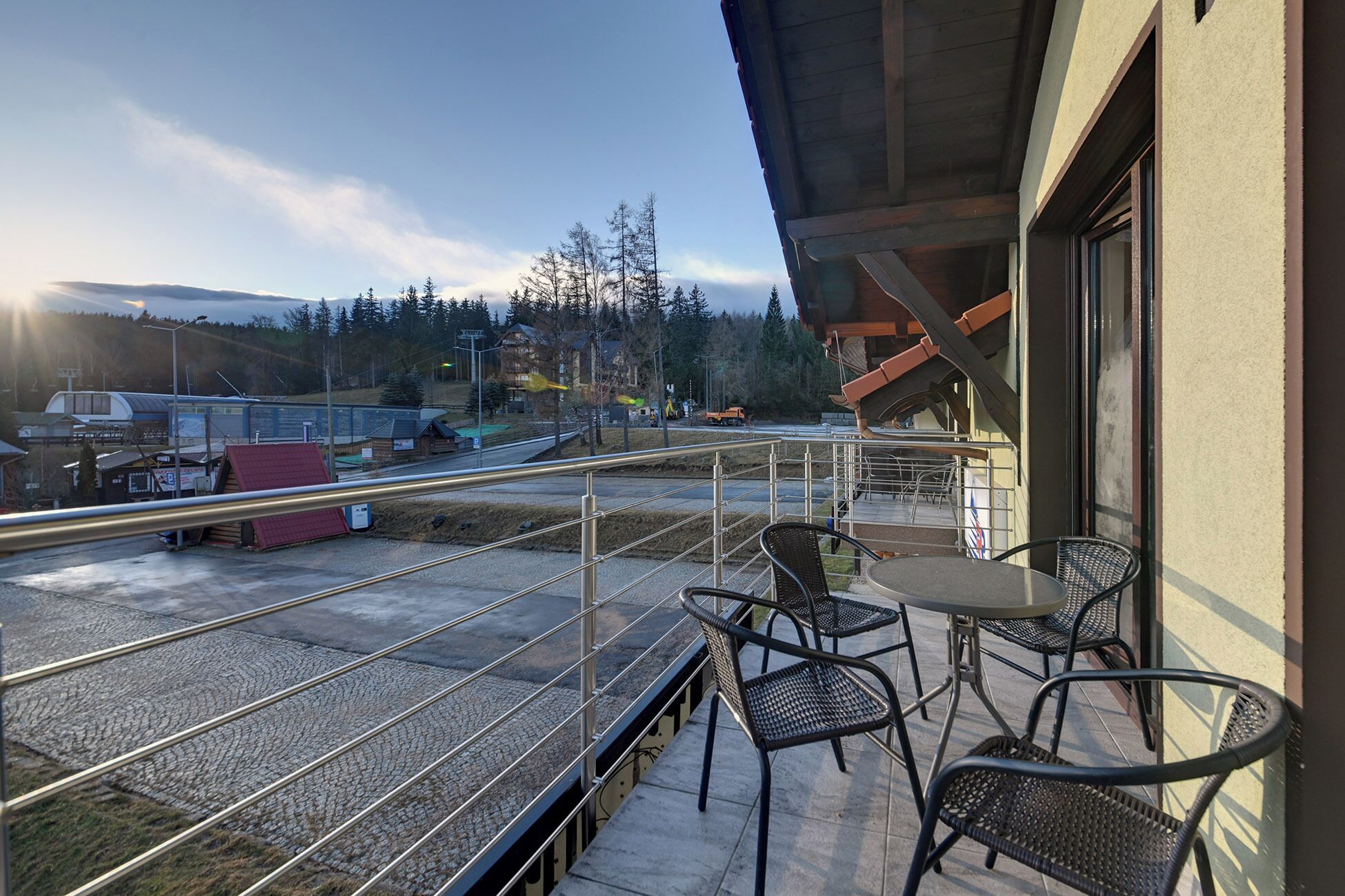 Comfort-Apartment, Balkon, Bergblick | Balkon