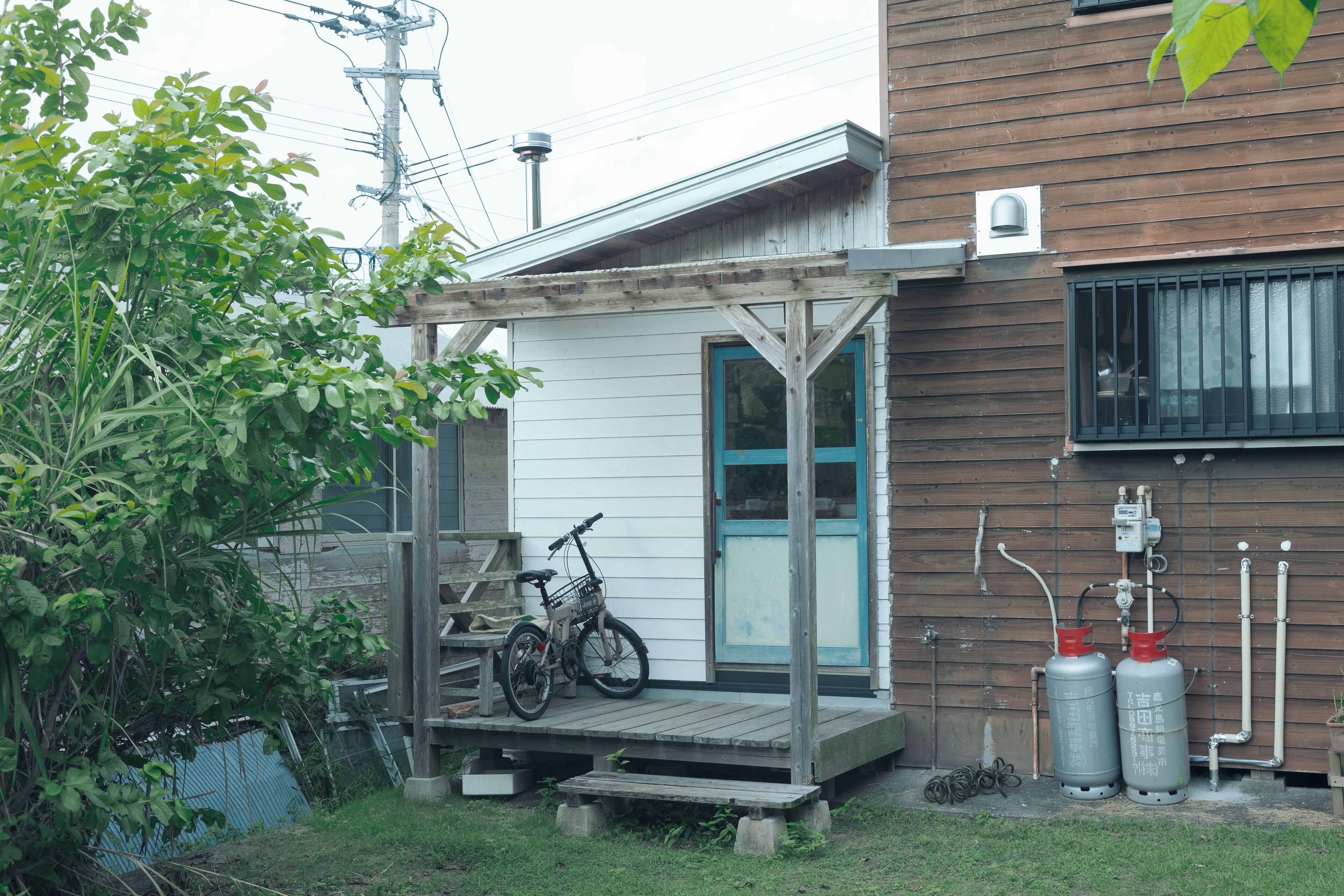 Vue sur la ville depuis l’hébergement