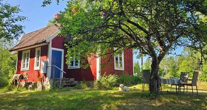 Idyllic country house with rowing boat