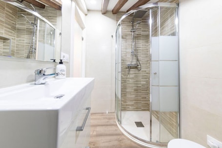 Hair dryer. Cozy Attic in the City Center of Soria