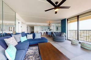 Apartment (3 Bedrooms) | Interior - 3BR w/ Wraparound Balcony: Suntide III - Unit 901 (South Padre Island)