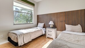 Unclassified image, 3 of 30, button - Dock, Lanai & Pool! Modern Red Bug Lake Retreat (Land O' Lakes)