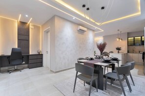 Apartment, 2 Bedrooms, Smoking | Dining room - Chic Waterfront 2BR in Lekki Phase 1 - 5 Star Apt (Lekki)