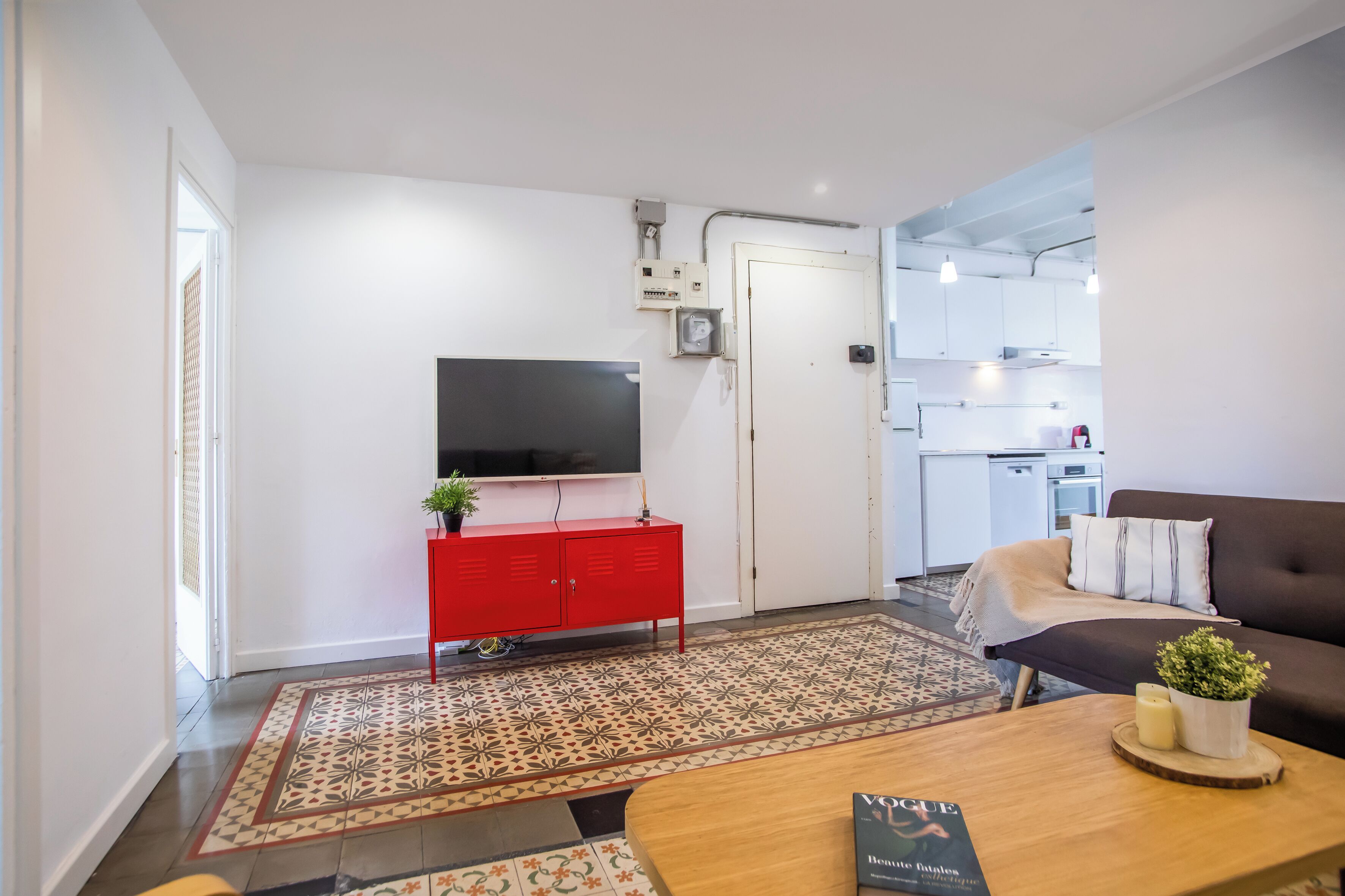 Apartamento, 3 habitaciones, balcón | Zona de estar