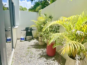 Terrace/patio - Steps to Beach · Pool · Stylish 3BR Villa (Las Terrenas)