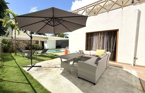 Outdoor dining - Zen Villa w/ Pool • Walk to Playa Ballenas (Las Terrenas)