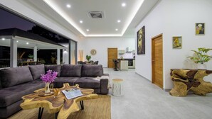 Room, 3 Bedrooms, Private Pool | Living room - Room-charming 3-bedroom Villa, 3 Minutes (Koh Samui)