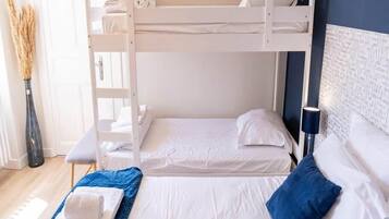 4 bedrooms, iron/ironing board, free WiFi, bed sheets