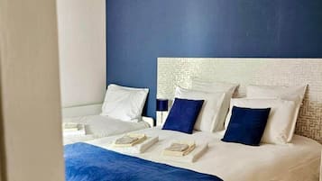 4 slaapkamers, een strijkplank/strijkijzer, wifi, beddengoed