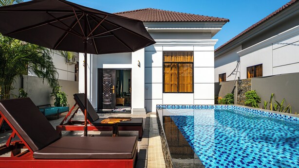 Pool - 2Bdrm with Salt Water Pool 15 mins drive from Center (Krong Siem Reap)