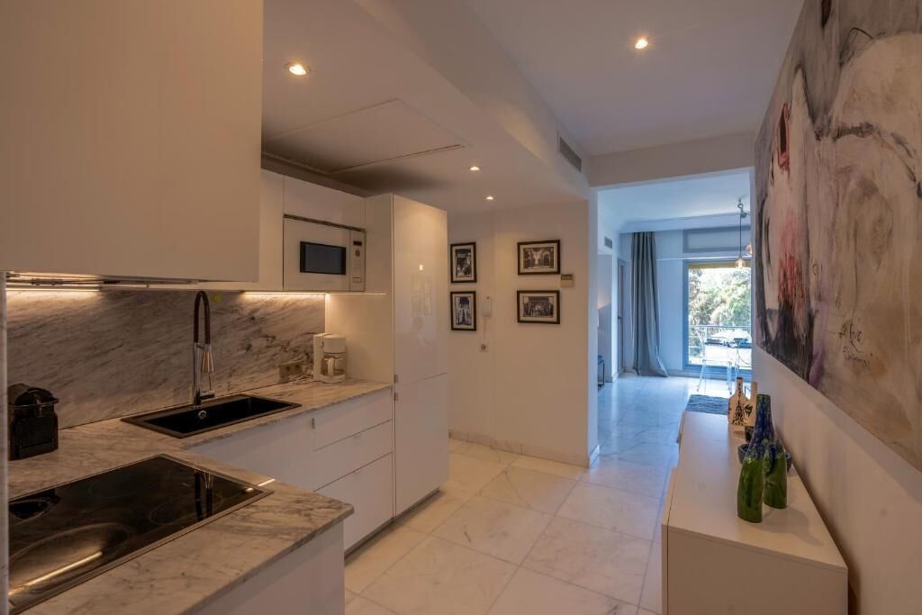 Appartement Confort, balcon, vue ville | Cuisine privée