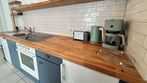 Private kitchen - Apartment Entenbrücke - quiet & close to Stuttgart (Wendlingen am Neckar)