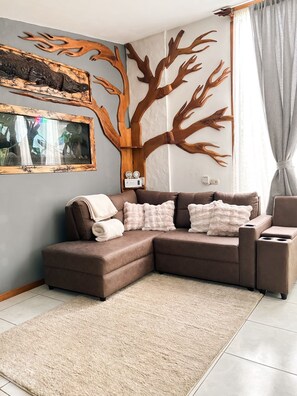 Smart TV, fireplace - Four Elements House – Peace & Nature in Monteverde (Monteverde)