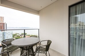 Basic Apartment | Outdoor dining - Partial Ocean View Apt w/ Barbecue Grill Axp1301 (Porto Belo)