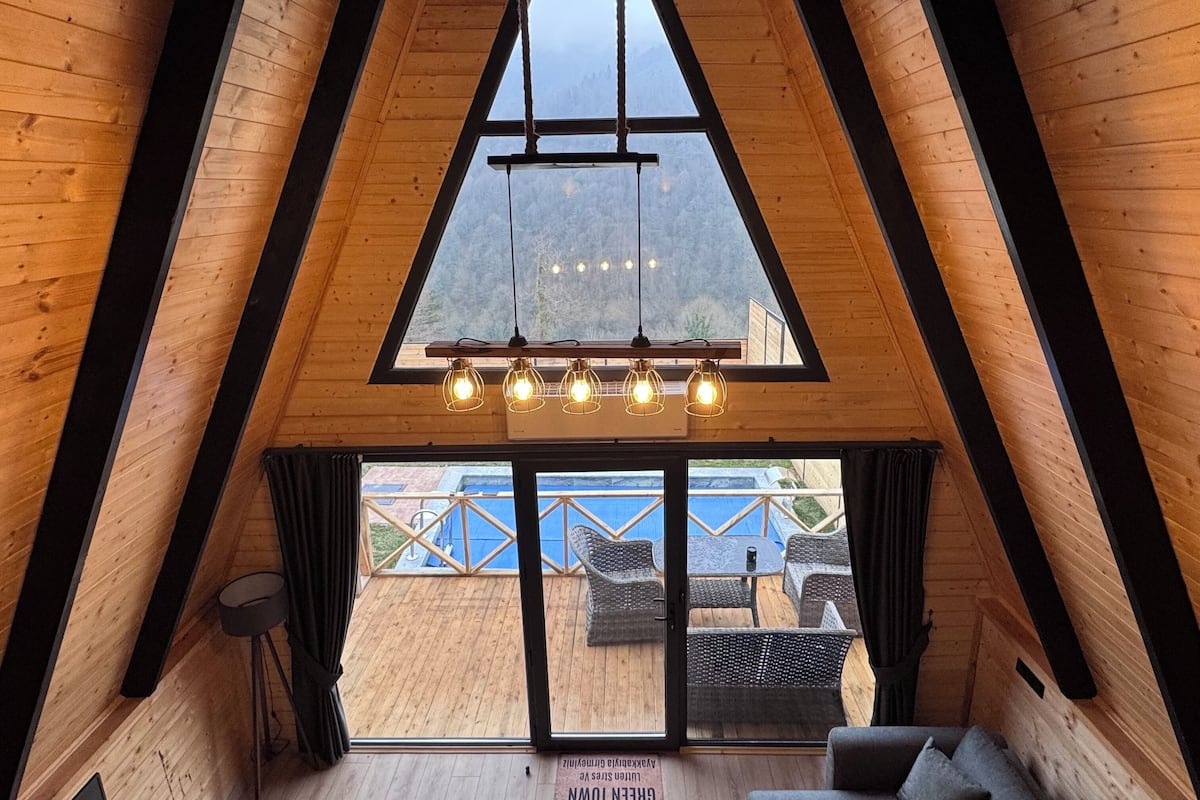 Premium bedding, memory foam beds, desk, laptop workspace