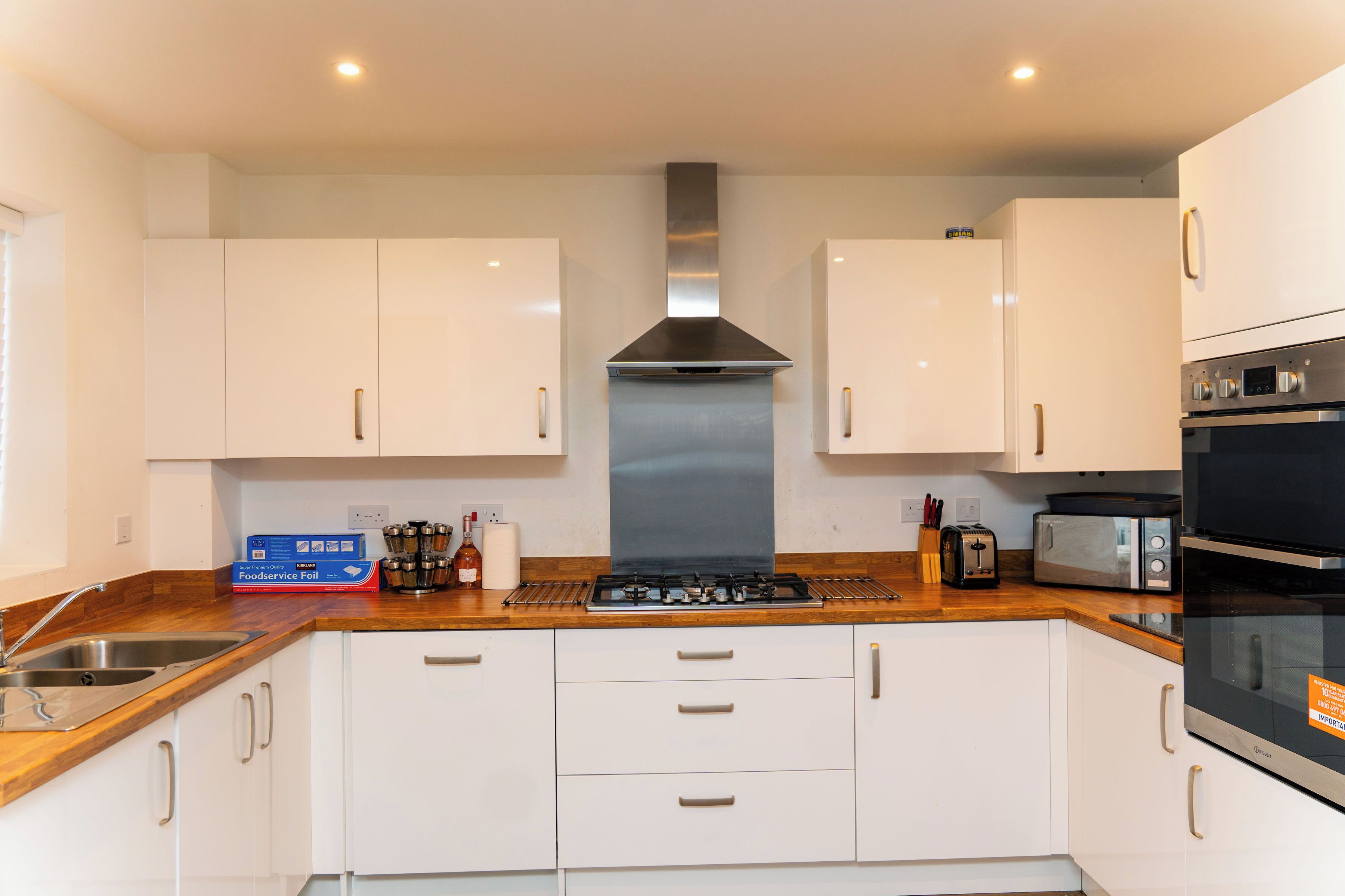 Microwave, oven, dishwasher