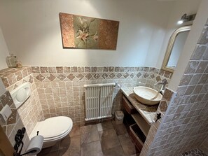 Shower, hair dryer, bidet, towels - Mas de la Meï (Cavaillon)