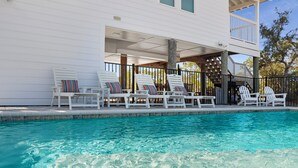 Pool - ☀️ Pet Friendly - Private Pool - Screened Deck - Indian Shores Cottage ☀️ (Indian Pass)