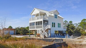 Exterior - ☀️ Pet Friendly - Private Pool - Screened Deck - Indian Shores Cottage ☀️ (Indian Pass)