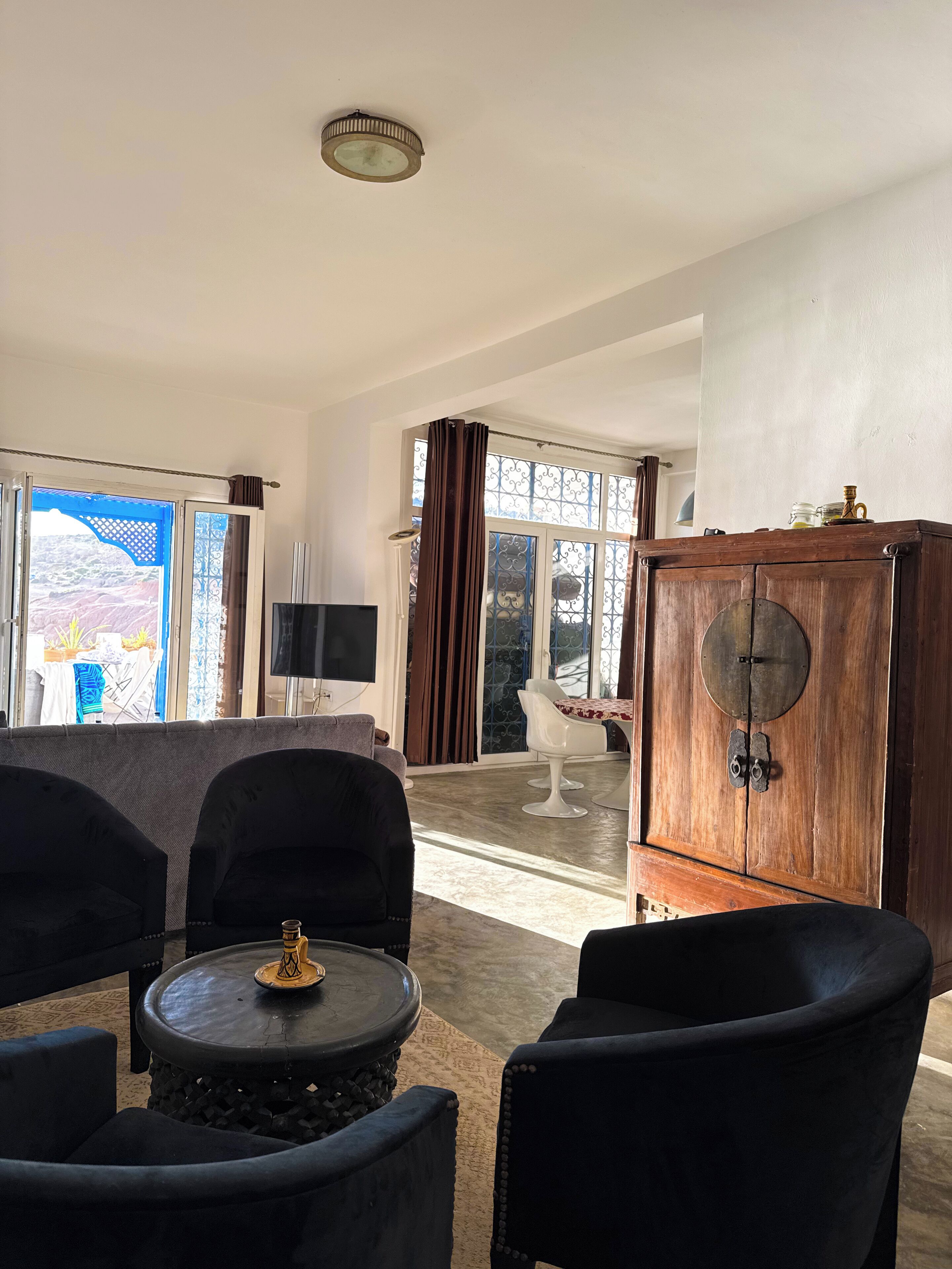 Apartamento Confort, balcón, vistas a la playa | Zona de estar