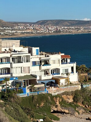 Appartamento Comfort, balcone, vista spiaggia | Esterni