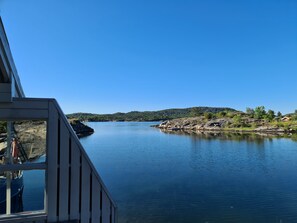 Blick von der Unterkunft