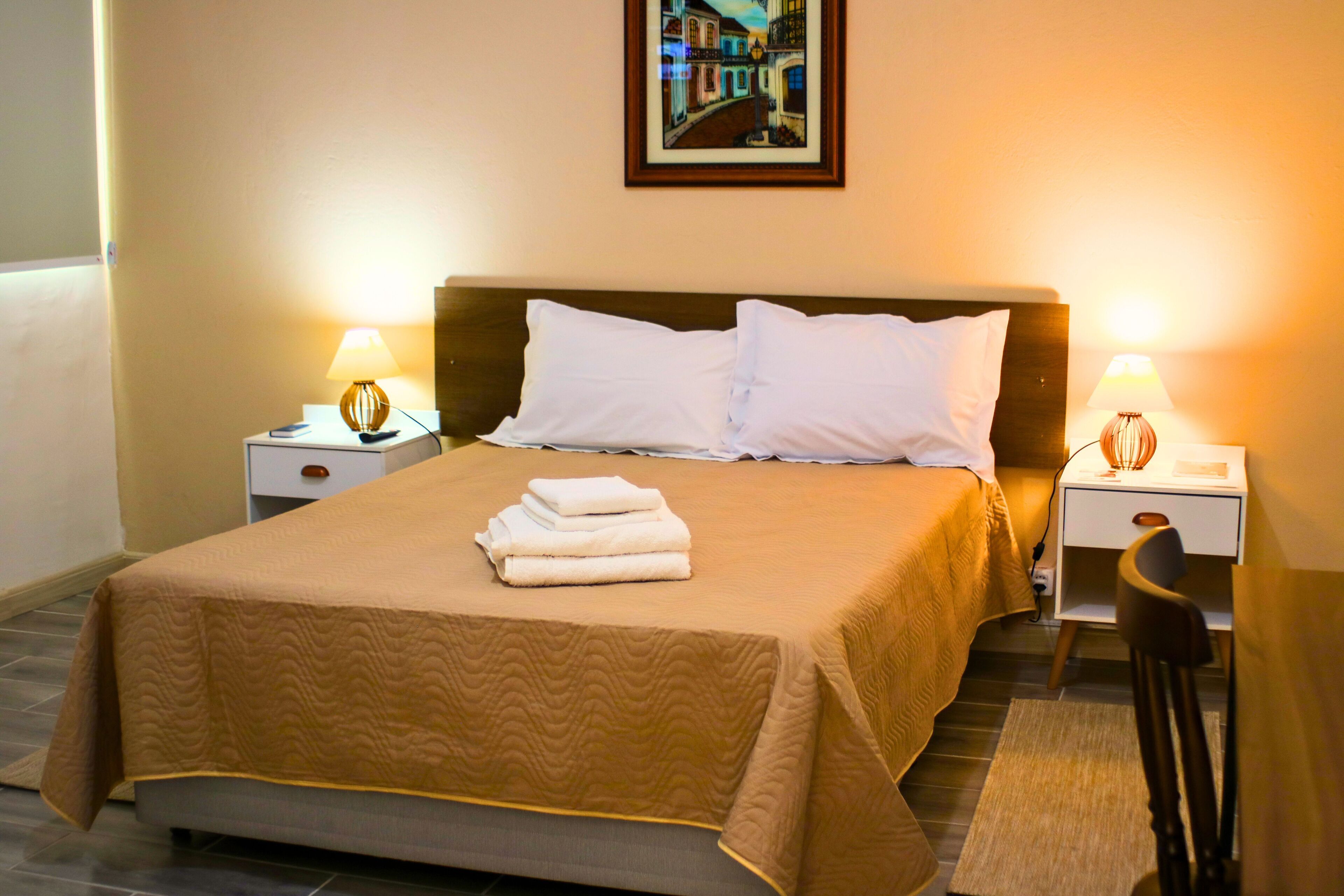 Standard Double Room, Courtyard View | Pillow-top beds, iron/ironing board, free WiFi, bed sheets