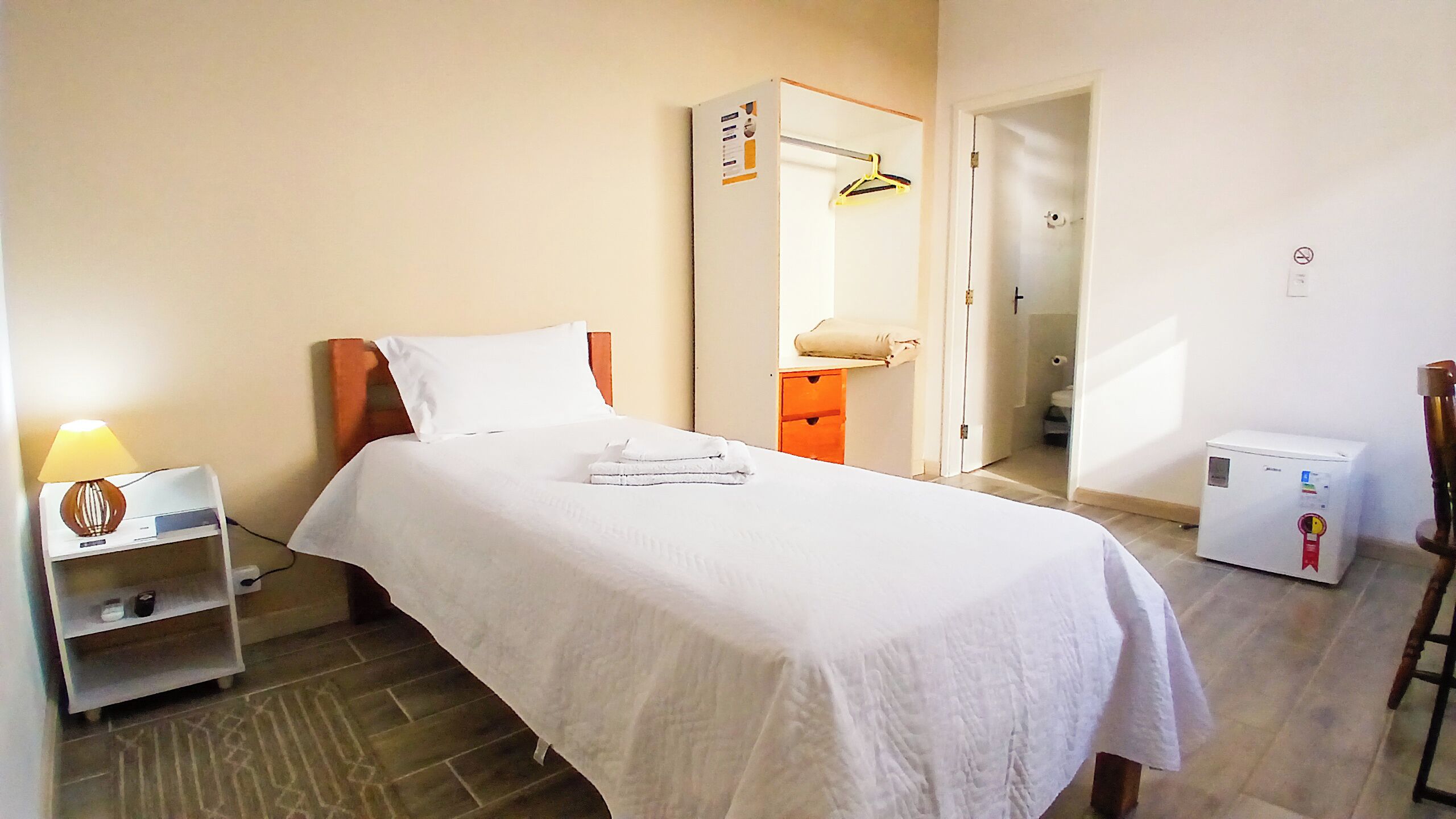 Economy Single Room, Courtyard View | Pillow-top beds, iron/ironing board, free WiFi, bed sheets