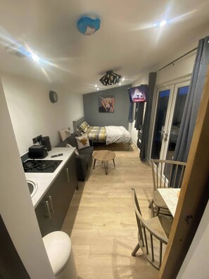 Hytte, 1 soverom, balkong, fjellutsikt | 1 soverom