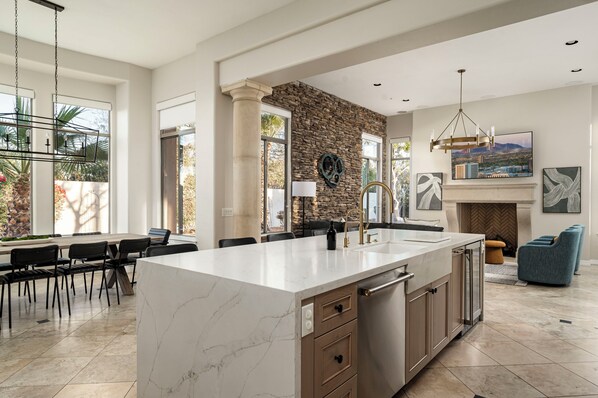 Interior - Refined Desert Estate w/ Pool & Pickleball (Scottsdale)