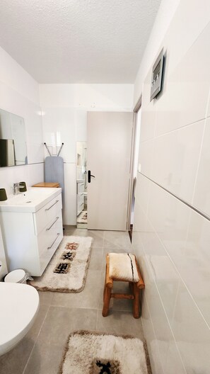 Shower, hair dryer, toilet paper - Duplex Horizon bleu (L’Ile-Rousse)