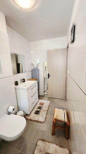 Shower, hair dryer, toilet paper - Duplex Horizon bleu (L’Ile-Rousse)