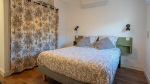 1 dormitori, planxa i posts de planxar, wifi gratuïta i roba de llit 