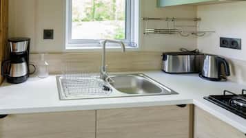 Chalet Familial, vue jardin | Cuisine privée | Bouilloire électrique