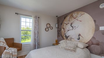 Quarto casal, sacada, vista para o vale | Quartos à prova de som, Wi-Fi de cortesia