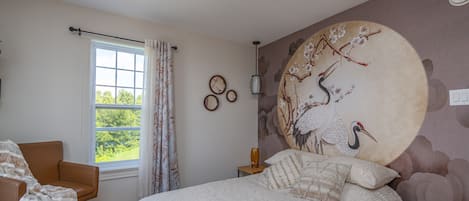 Quarto casal, sacada, vista para o vale | Quartos à prova de som, Wi-Fi de cortesia