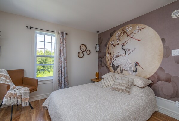 غرفة مزدوجة - بشرفة - بمنظر للوادي | تجهيزات عازلة للصوت وواي فاي مجانًا