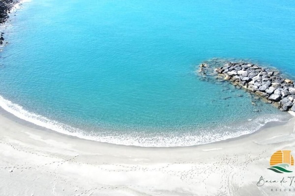 Private beach
