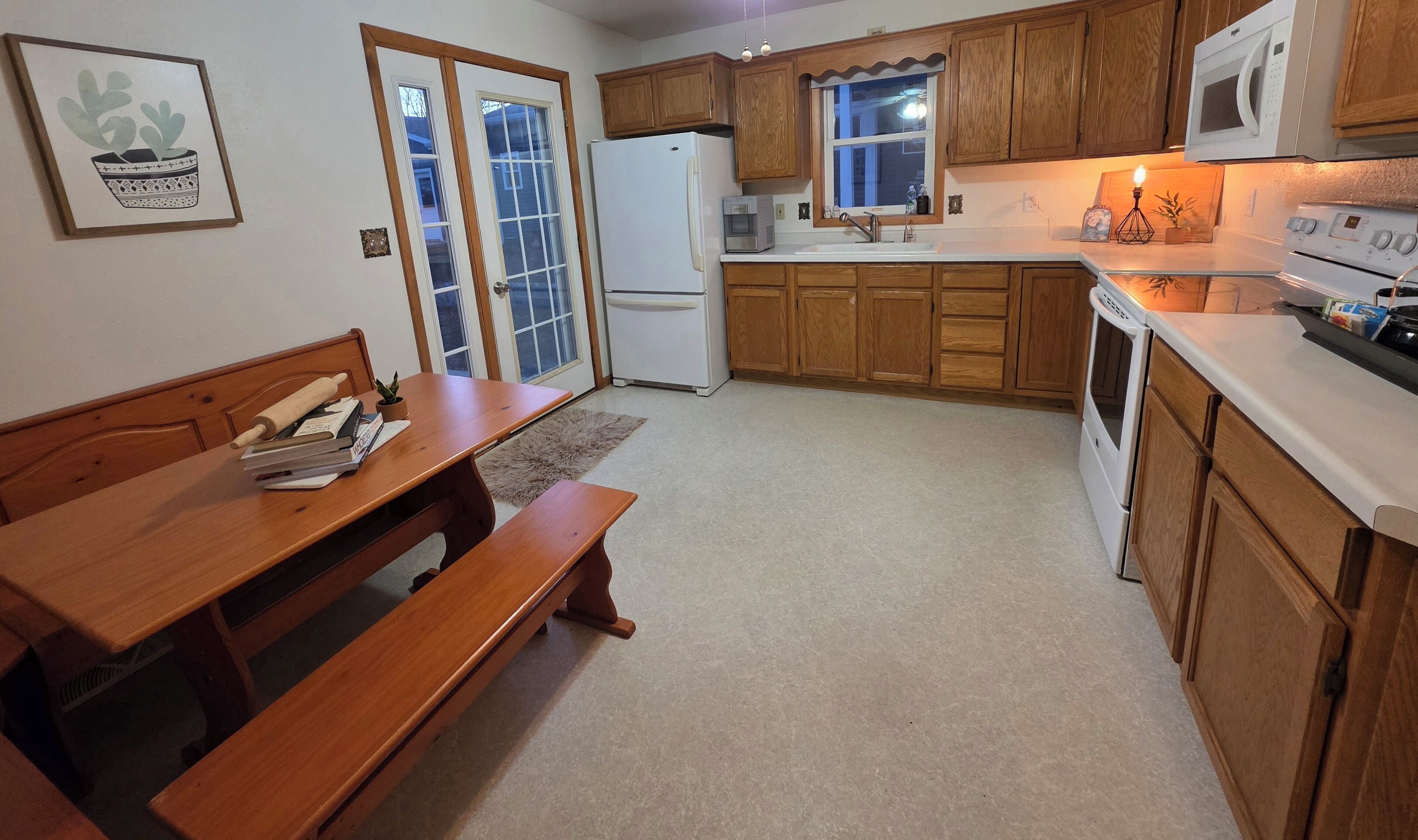 Microwave, oven, stovetop