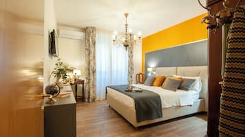 Appartement (1 Bedroom) | 1 chambre, fer et planche à repasser, lits bébé (en supplément)