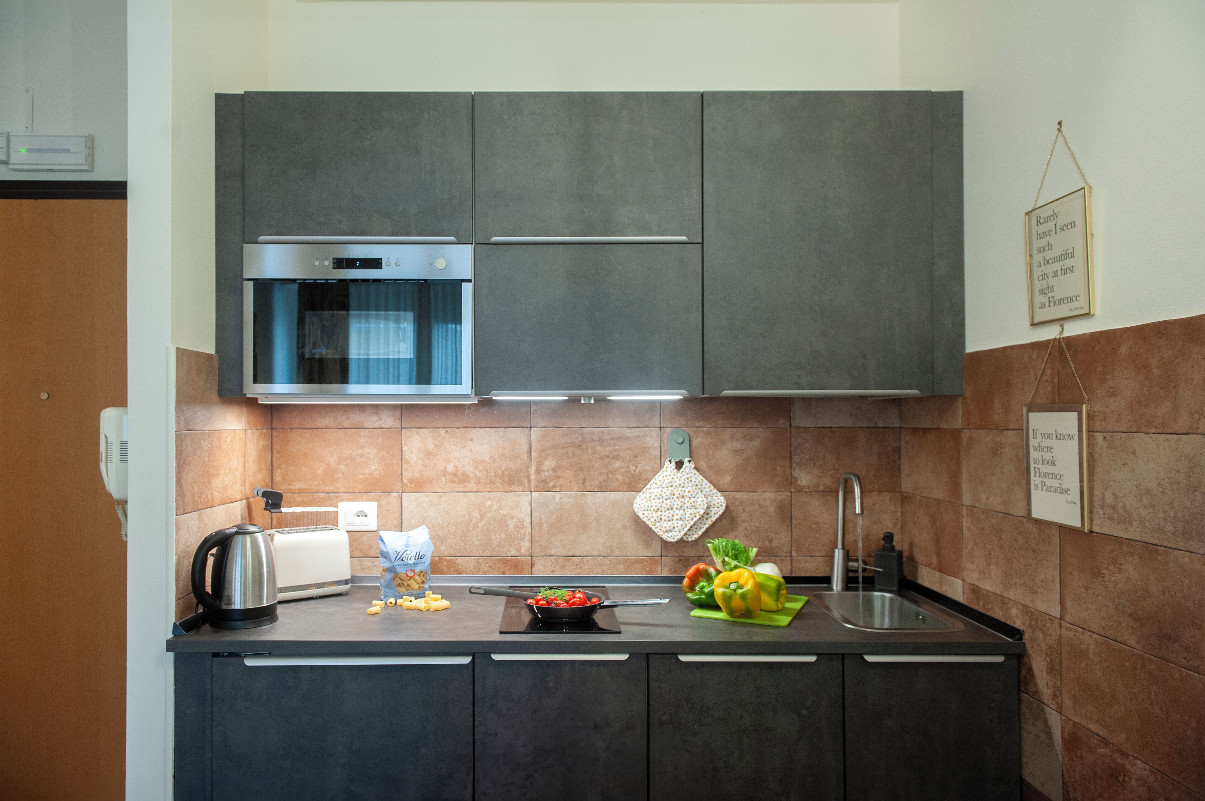 Appartamento (1 Bedroom) | Cucina privata | Microonde, piano cottura, lavastoviglie, macchina per caffè espresso