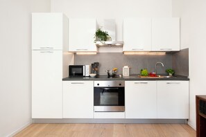 Appartamento (1 Bedroom) | Cucina privata | Microonde, forno, piano cottura, lavastoviglie
