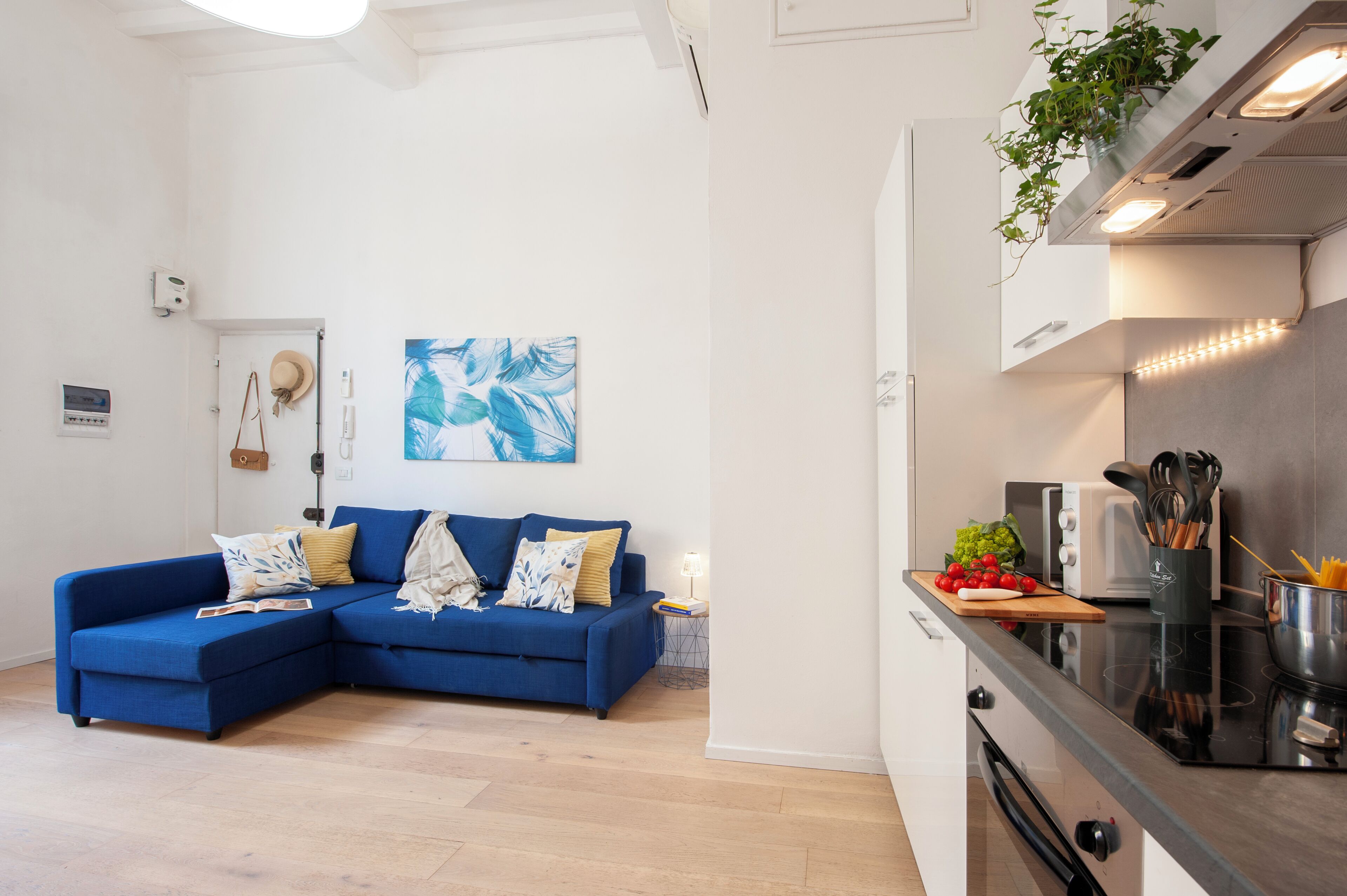 Appartamento (1 Bedroom) | Area soggiorno | TV